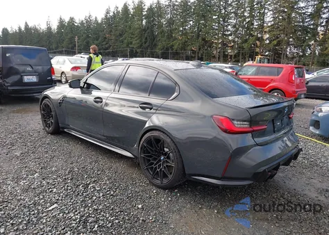 2022 BMW M3 Competition xDrive z USA, uszkodzony, nr VIN WBS43AY0XNFM61139